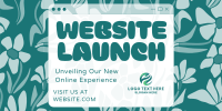 Floral Website Launch Twitter Post