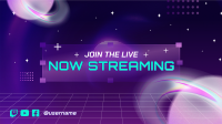 Dreamy Now Streaming YouTube Banner Design