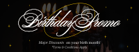 Birthday Promo Facebook Cover Design