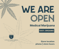 Order Organic Cannabis Facebook Post