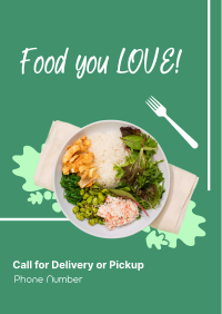 Tasty Lunch Delivery Flyer