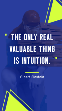 Intuition Philosophy Instagram Reel Image Preview