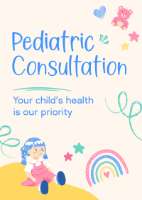 Playful Child's Doctor Poster