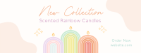 Rainbow Candle Collection Facebook Cover