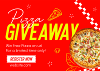 Pizza Giveaway Postcard