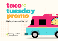 Taco Tuesday Postcard