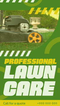 Lawn Care TikTok Video example 3