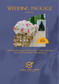 Wedding Flower Bouquet Poster