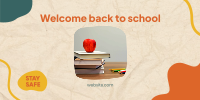 Back To School Books Twitter Post