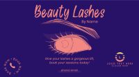 Beauty Lashes Facebook Event Cover