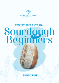 Beginner Sourdough Tutorial Poster