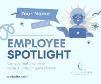 Employee Milestone Spotlight Facebook Post