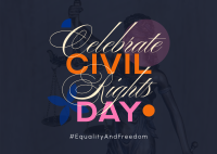 Civil Rights Celebration Postcard