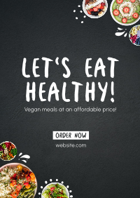 Healthy Dishes Poster