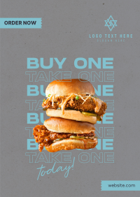 Burger Day Promo Poster