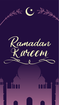 Ramadan Mosque Greeting Instagram Reel Image Preview