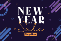 New Year Blob Sale Pinterest Cover Image Preview