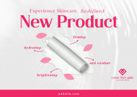 Redefined Skincare Product Postcard