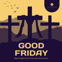 Good Friday Scenery Linkedin Post