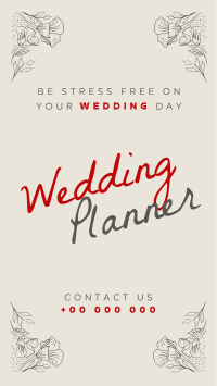 Trendy Wedding Planner Facebook Story