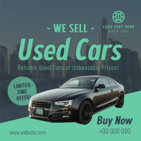 Used Car Sale Linkedin Post Design