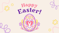 Floral Egg with Easter Bunny YouTube Video