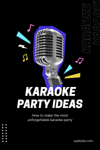 Cool Karaoke Party Ideas Pinterest Pin Design