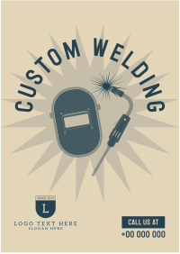 Custom Welding Poster