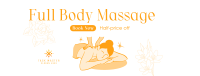 Body Massage Promo Facebook Cover Image Preview