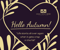 Autumn Season Facebook Post