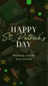 Shamrock Saint Patrick Instagram Reel Image Preview