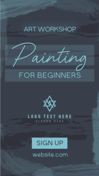 Painting for Beginners TikTok Video