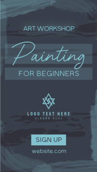 Painting for Beginners TikTok Video Design