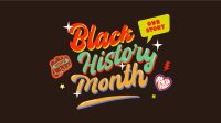 Multicolor Black History Month Zoom Background