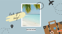 Summer Travel Destination Facebook Event Cover