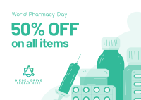 Happy World Pharmacist Day Postcard