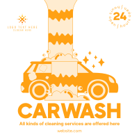 Carwash Services Instagram Post