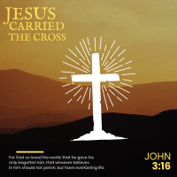 Jesus Cross Instagram Post