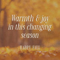 Autumn Season Quote Linkedin Post