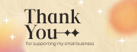 Minimal and Dainty Thank You Facebook Cover Image Preview