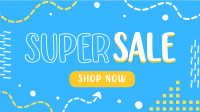 Quirky Super Sale Facebook Event Cover