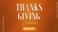 Thanksgiving Autumn Shop Sale YouTube Video Design