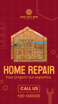 Home Repair Service Facebook Story