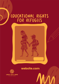 Refugees Education Rights Poster