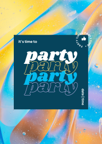 Time To Party Poster