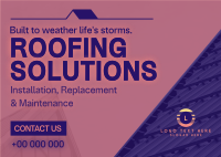 Corporate Roofing Solutions Postcard