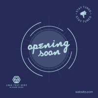 Simple Business Opening Soon Instagram Post Design