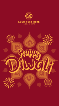 Diwali Festival Greeting Instagram Story