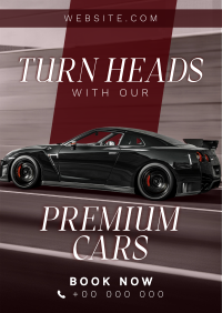 Premium Car Rental Flyer