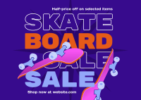Skate Sale Postcard